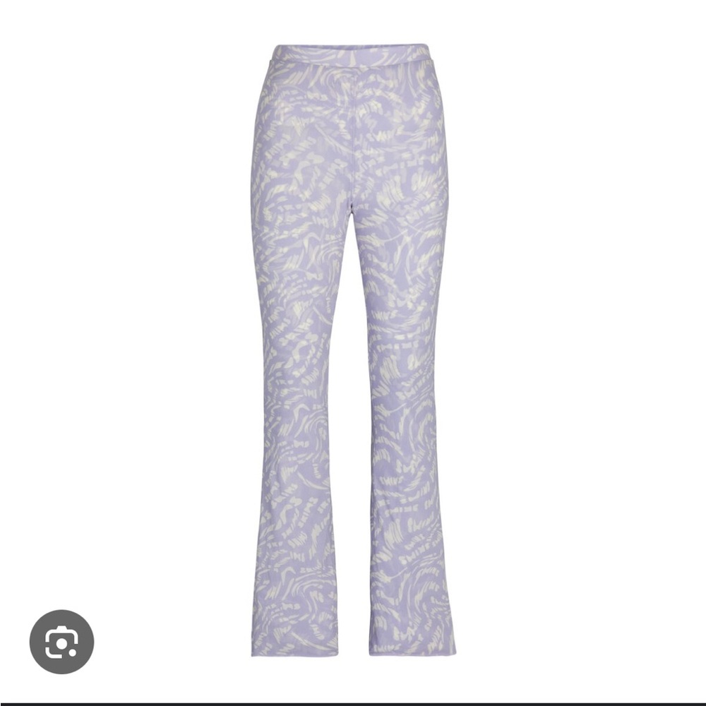 skims lilac swirl mesh pant
